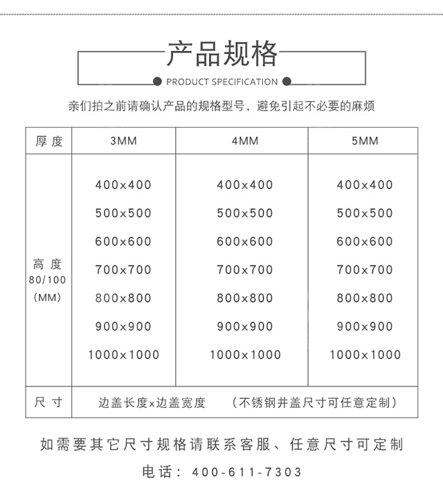 不锈钢圆井盖